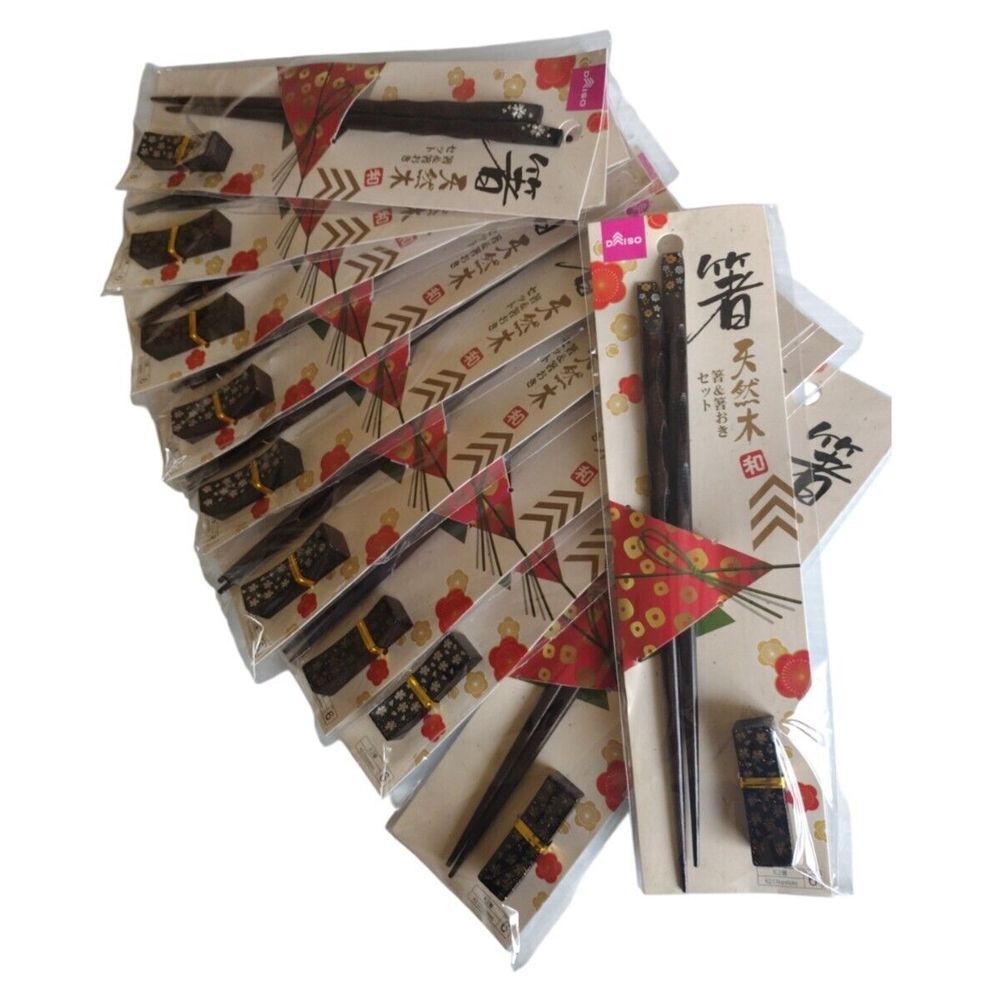 Japanese Traditional Chopsticks Daiso‎ Japan Import 10 Packs Perfect Gift
